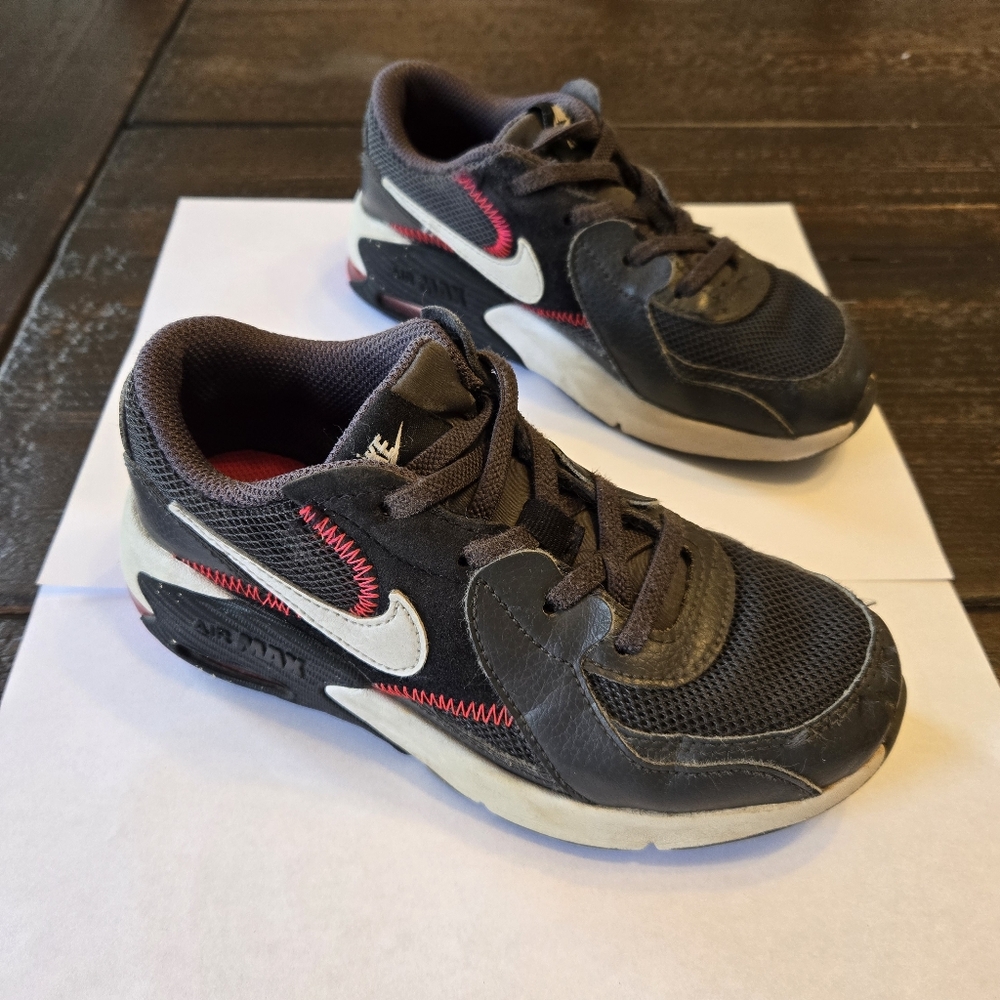 Kids Nick Air Max Black Sneakers, Size 13